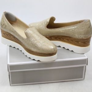 Moca Gold Platforms Women's Size 41